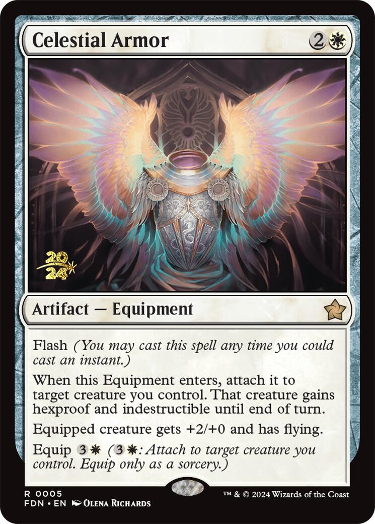 Celestial Armor [Foundations Prerelease Promos] | Devastation Store