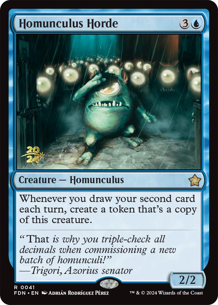 Homunculus Horde [Foundations Prerelease Promos] | Devastation Store