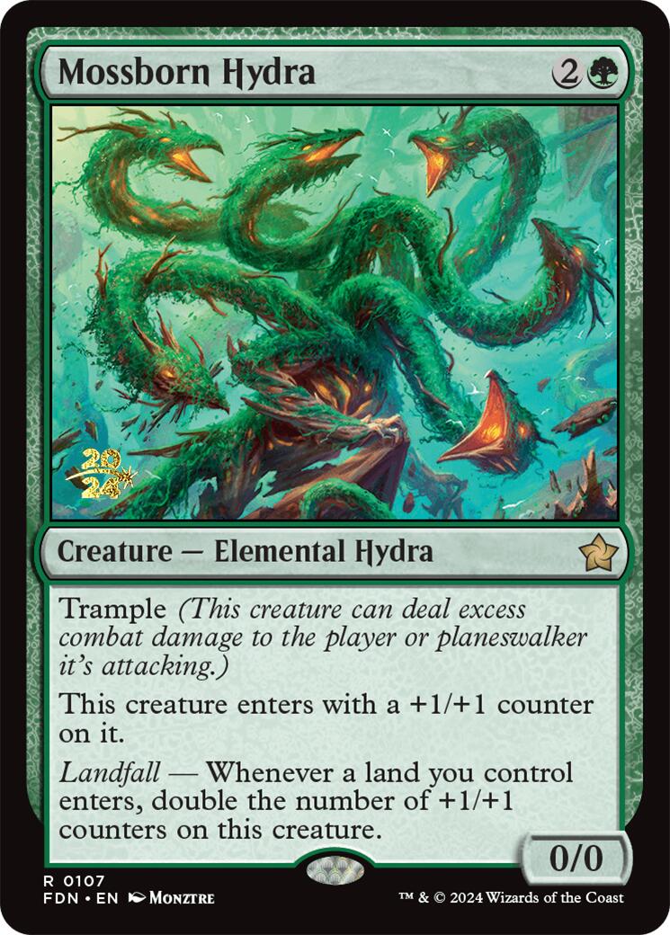 Mossborn Hydra [Foundations Prerelease Promos] | Devastation Store