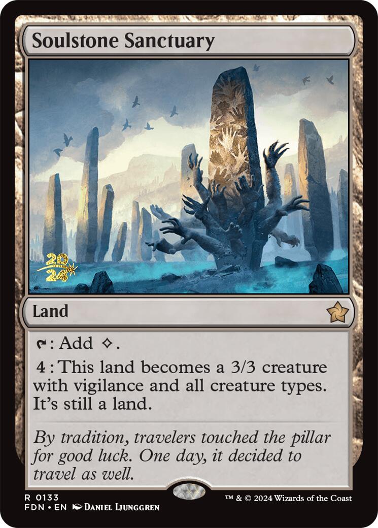 Soulstone Sanctuary [Foundations Prerelease Promos] | Devastation Store