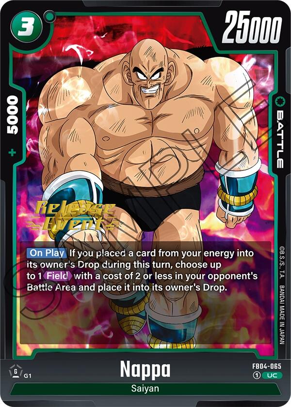 Nappa (FB04-065) [Ultra Limit Release Event Cards] | Devastation Store