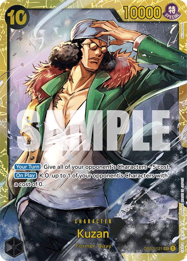 Kuzan (OP02-121) (Reprint) [Premium Booster -The Best-] | Devastation Store