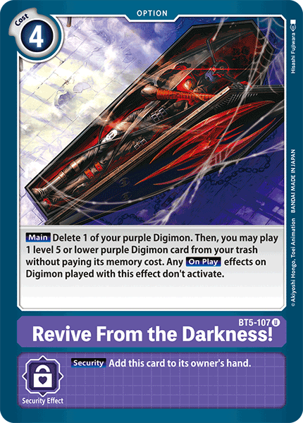 Revive From the Darkness! [BT5-107] [Battle of Omni] | Devastation Store
