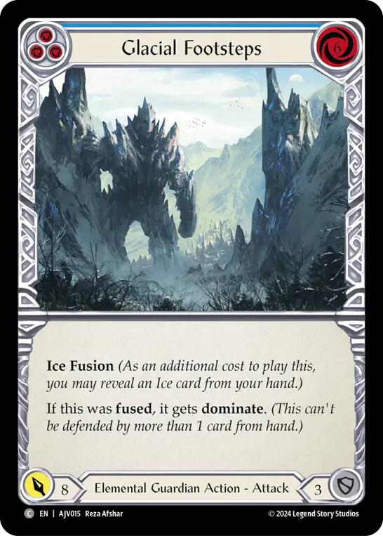 Glacial Footsteps (Blue) [AJV015] (Armory Deck: Jarl Vetreidi) | Devastation Store