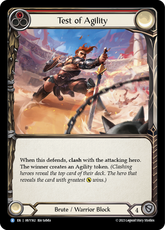 Test of Agility [HVY162] (Heavy Hitters)  Rainbow Foil | Devastation Store