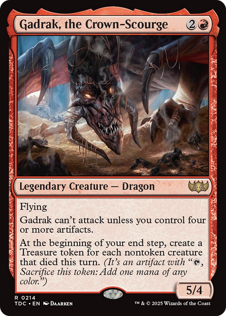 Gadrak, the Crown-Scourge [Tarkir: Dragonstorm Commander] | Devastation Store