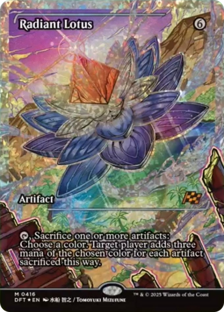 Radiant Lotus (Showcase) (Fracture Foil) [Aetherdrift] | Devastation Store