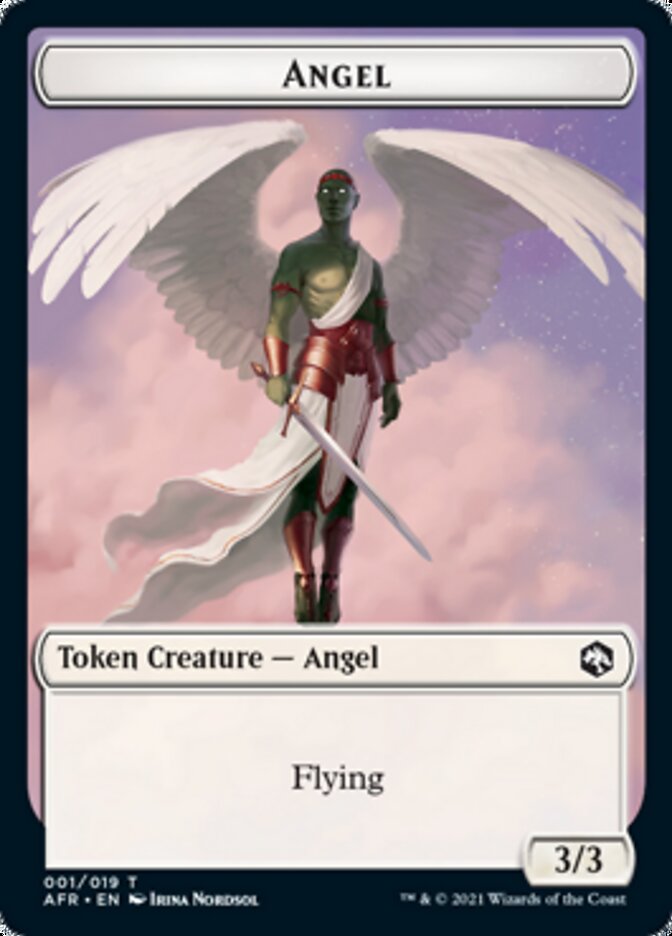 Treasure // Angel Double-Sided Token [Dungeons & Dragons: Adventures in the Forgotten Realms Tokens] | Devastation Store