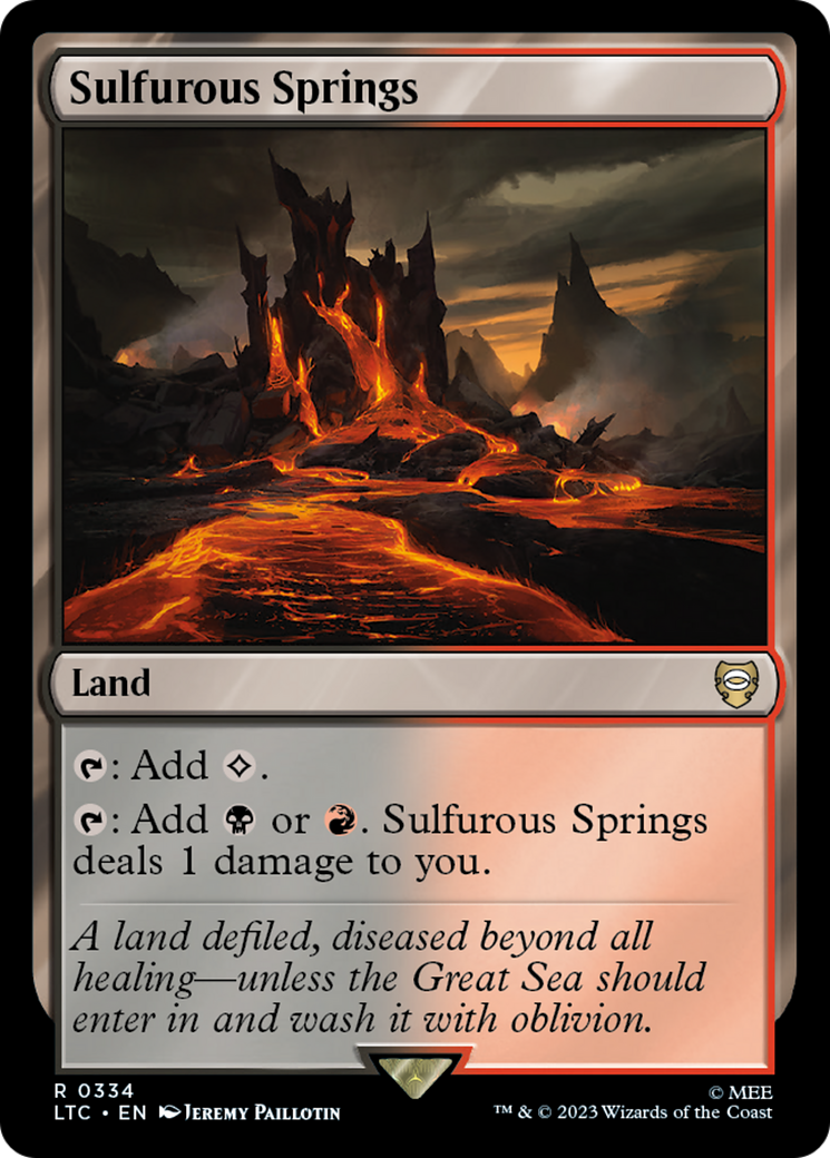 Sulfurous Springs [The Lord of the Rings: Tales of Middle-Earth Commander] | Devastation Store
