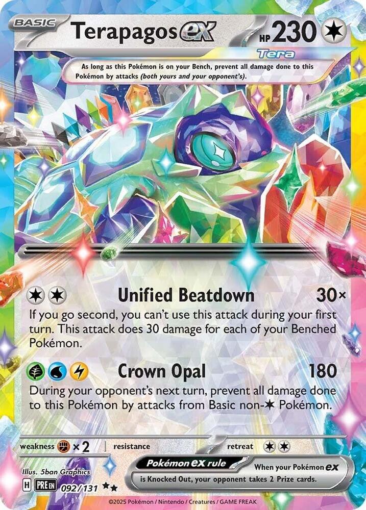 Terapagos ex (092/131) [Scarlet & Violet: Prismatic Evolutions] | Devastation Store
