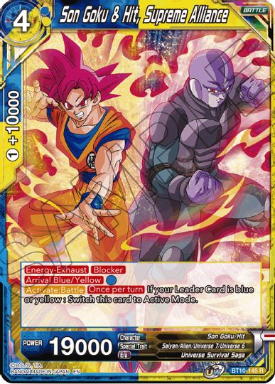 Son Goku & Hit, Supreme Alliance (Event Pack 08) (BT10-145) [Tournament Promotion Cards] | Devastation Store