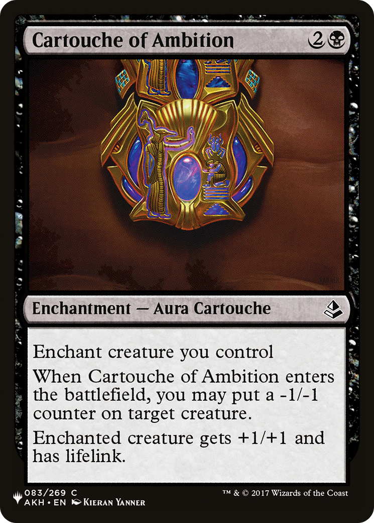 Cartouche of Ambition [The List Reprints] | Devastation Store