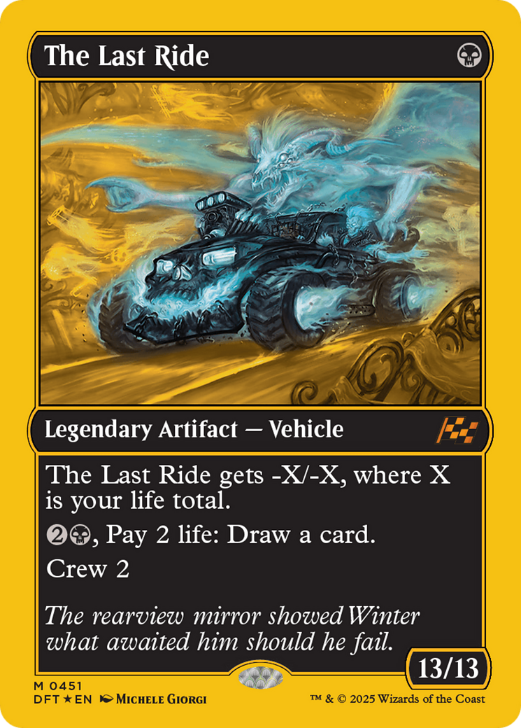 The Last Ride (First-Place Foil) [Aetherdrift] | Devastation Store