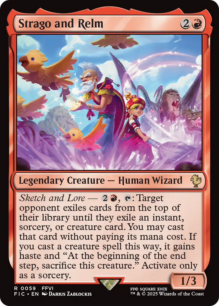 Strago and Relm [FINAL FANTASY Commander] | Devastation Store