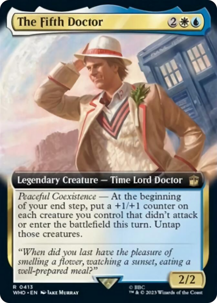 The Fifth Doctor (Extended Art) [Doctor Who] | Devastation Store