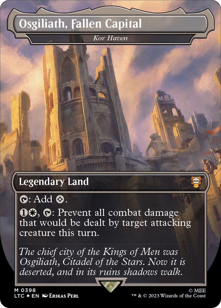 Osgiliath, Fallen Capital - Kor Haven (Surge Foil Realms and Relics) [The Lord of the Rings: Tales of Middle-Earth Commander] | Devastation Store