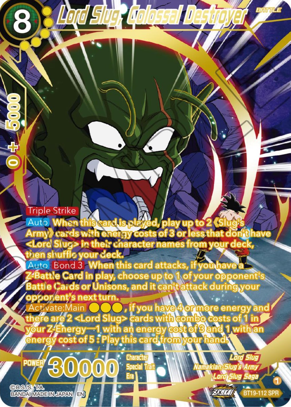 Lord Slug, Colossal Destroyer (SPR) (BT19-112) [Fighter's Ambition] | Devastation Store