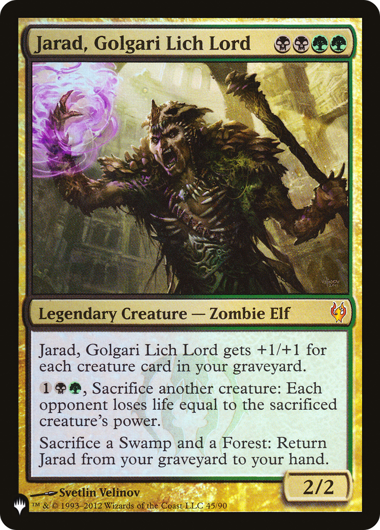 Jarad, Golgari Lich Lord [The List] | Devastation Store