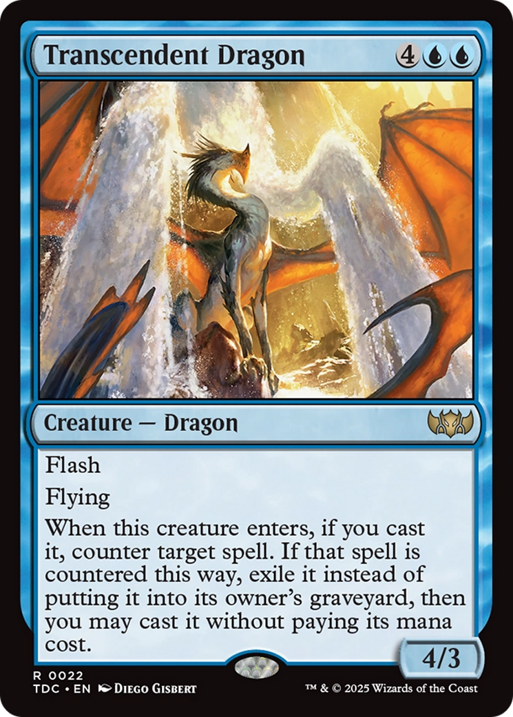 Transcendent Dragon [Tarkir: Dragonstorm Commander] | Devastation Store