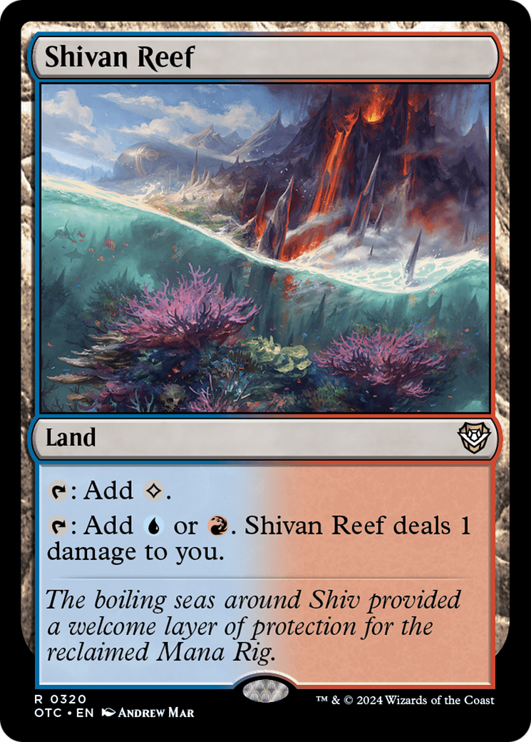 Shivan Reef [Outlaws of Thunder Junction Commander] | Devastation Store