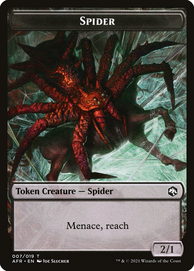 Spider // Vecna Double-Sided Token [Dungeons & Dragons: Adventures in the Forgotten Realms Tokens] | Devastation Store