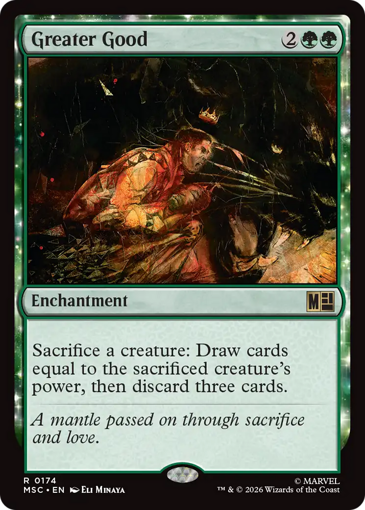Greater Good (Surge Foil) [Marvel Super Heroes Commander] | Devastation Store