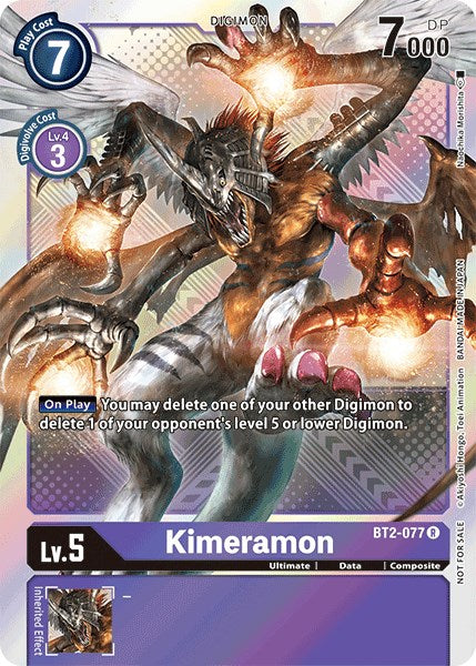 Kimeramon [BT2-077] (Official Tournament Pack Vol.4) [Release Special Booster Promos] | Devastation Store