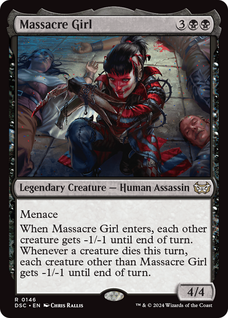 Massacre Girl [Duskmourn: House of Horror Commander] | Devastation Store