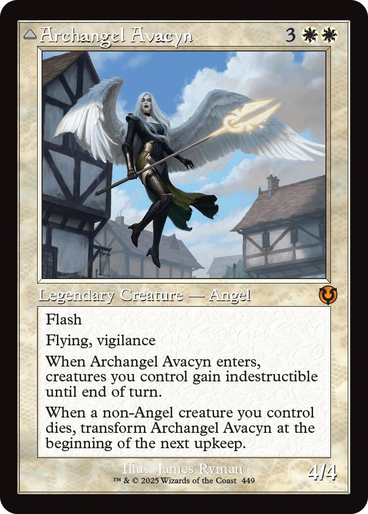 Archangel Avacyn // Avacyn, the Purifier (Retro Frame) [Innistrad Remastered] | Devastation Store