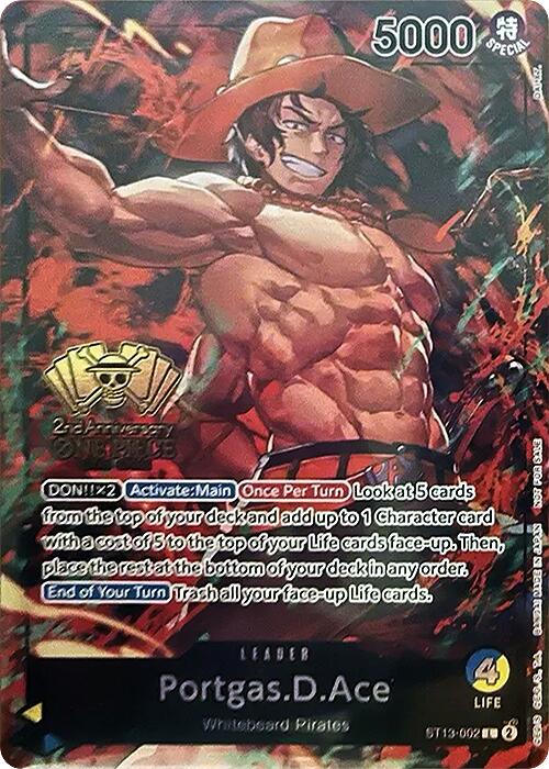 Portgas.D.Ace (2nd Anniversary Tournament) [One Piece Promotion Cards] | Devastation Store