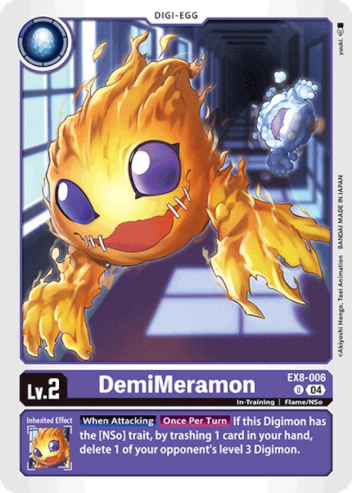 DemiMeramon [EX8-006] [Chain of Liberation] | Devastation Store