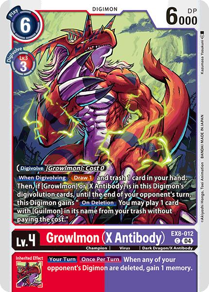 Growlmon (X Antibody) [Chain of Liberation] | Devastation Store