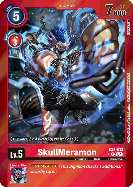 SkullMeramon [EX8-013] (Limited Foil) [Chain of Liberation] | Devastation Store