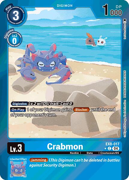 Crabmon [EX8-017] (Limited Foil) [Chain of Liberation] | Devastation Store