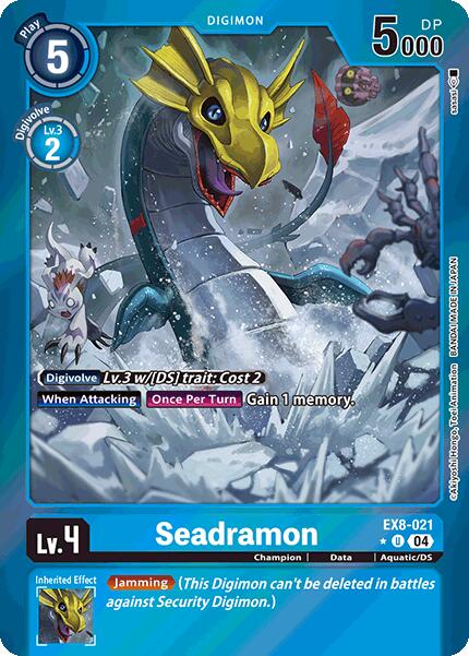 Seadramon [EX8-021] (Limited Foil) [Chain of Liberation] | Devastation Store