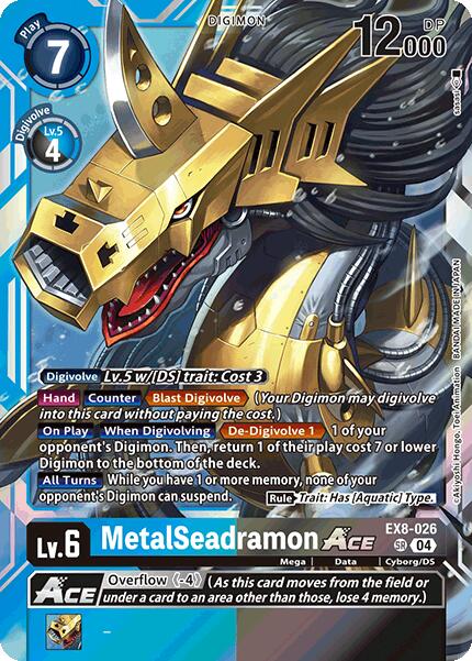 MetalSeadramon ACE [EX8-026] [Chain of Liberation] | Devastation Store