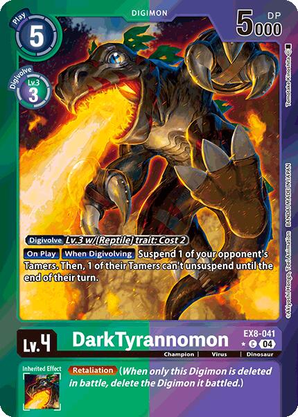 DarkTyrannomon [EX8-041] (Limited Foil) [Chain of Liberation] | Devastation Store