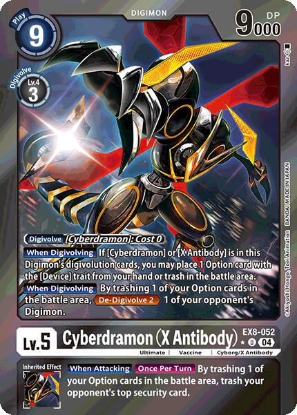 Cyberdramon [EX8-052] (X Antibody) (Limited Foil) [Chain of Liberation] | Devastation Store