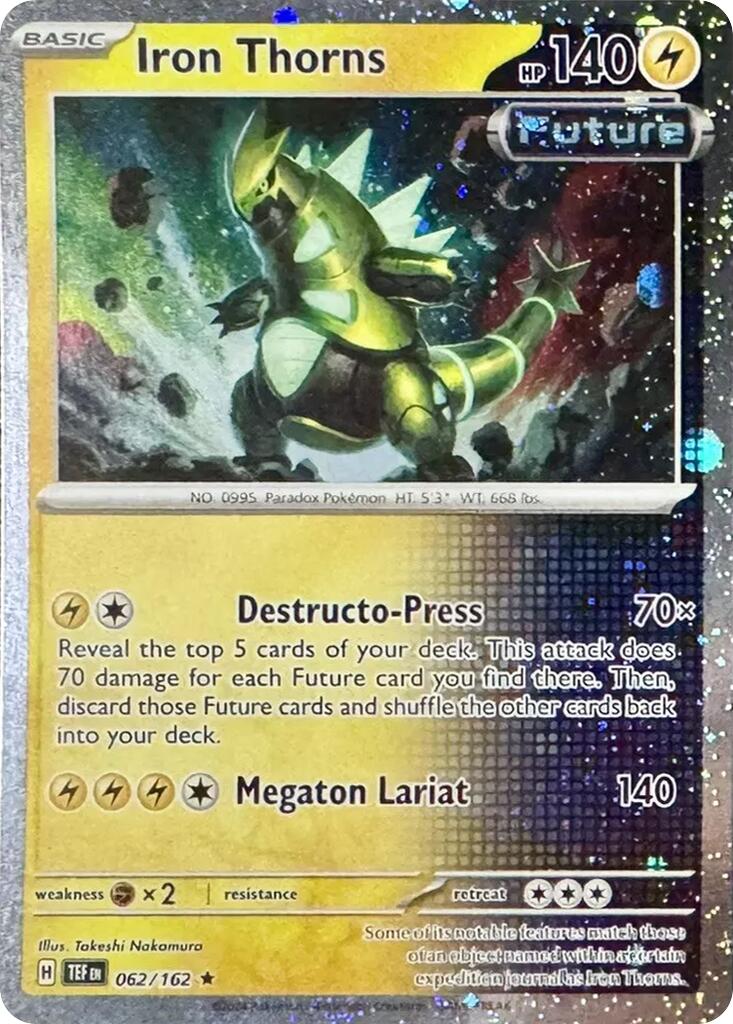 Iron Thorns (062/162) (Cosmos Holo) [Miscellaneous Cards] | Devastation Store