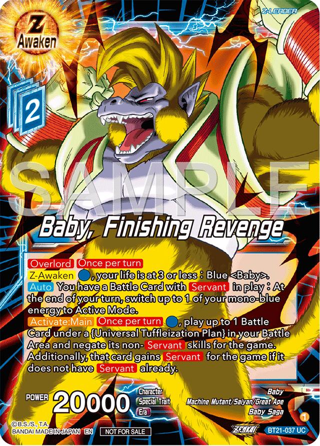 Baby, Finishing Revenge (Championship 2024 Finals Zenkai Pack) (BT21-037) [Tournament Promotion Cards] | Devastation Store