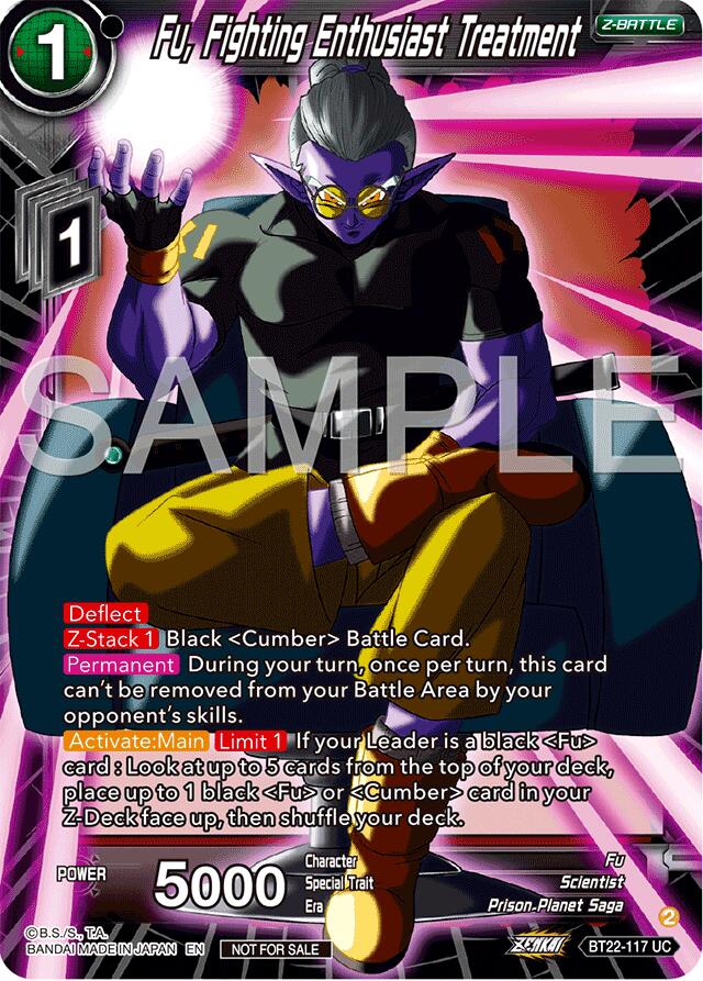 Fu, Fighting Enthusiast Treatment (Championship 2024 Finals Zenkai Pack) (BT22-117) [Tournament Promotion Cards] | Devastation Store