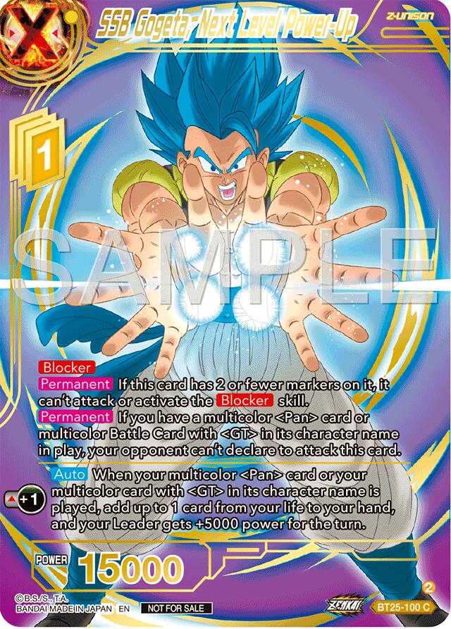 SSB Gogeta, Next Level Power-Up (Championship 2024 Finals Zenkai Pack) (Gold Stamped) (BT25-100) [Tournament Promotion Cards] | Devastation Store