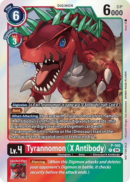 Tyrannomon [P-160] (X Antibody) (-Chain of Liberation- Upgrade Pack [Chain of Liberation Promos] | Devastation Store