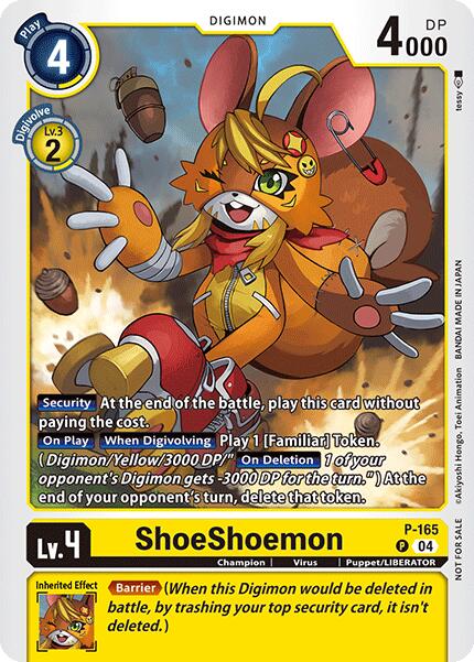 ShoeShoemon [P-165] (Store Tournament 2025 Vo.1 Participation Pack) [Promotional Cards] | Devastation Store