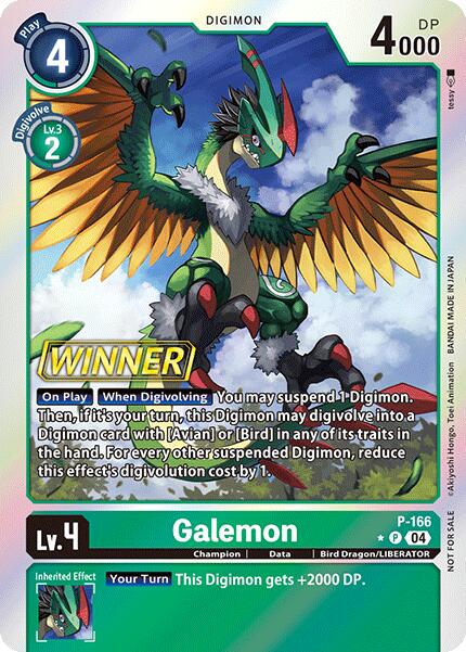 Galemon [P-166] (Store Tournament 2025 Vo.1 Winner Pack) [Promotional Cards] | Devastation Store
