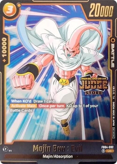 Majin Buu : Evil (FB04-092) (Judge Pack 03) [Fusion World Tournament Cards] | Devastation Store