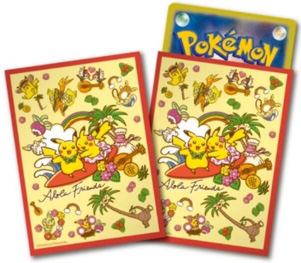 Card Sleeves - Alola Friends (64-Pack) (Pokemon Center Japan Exclusive) | Devastation Store