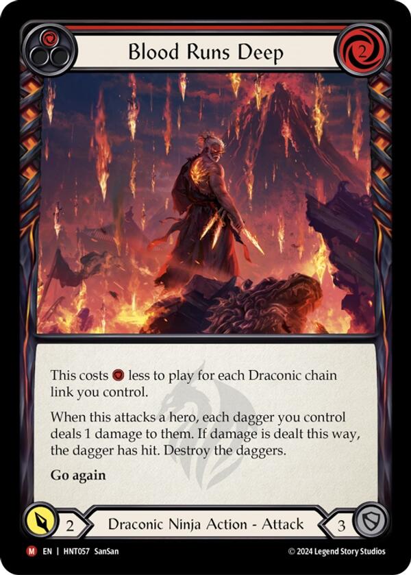 Blood Runs Deep [HNT057] (The Hunted)  Rainbow Foil | Devastation Store