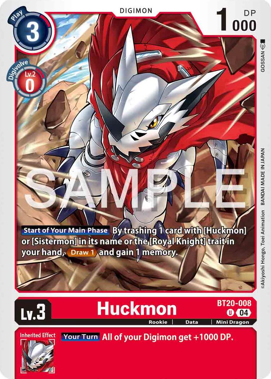 Huckmon [BT20-008] [Release Special Booster Ver.2.0] | Devastation Store