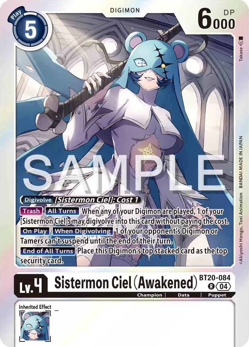 Sistermon Ciel [BT20-084] (Awakened) [Release Special Booster Ver.2.0] | Devastation Store